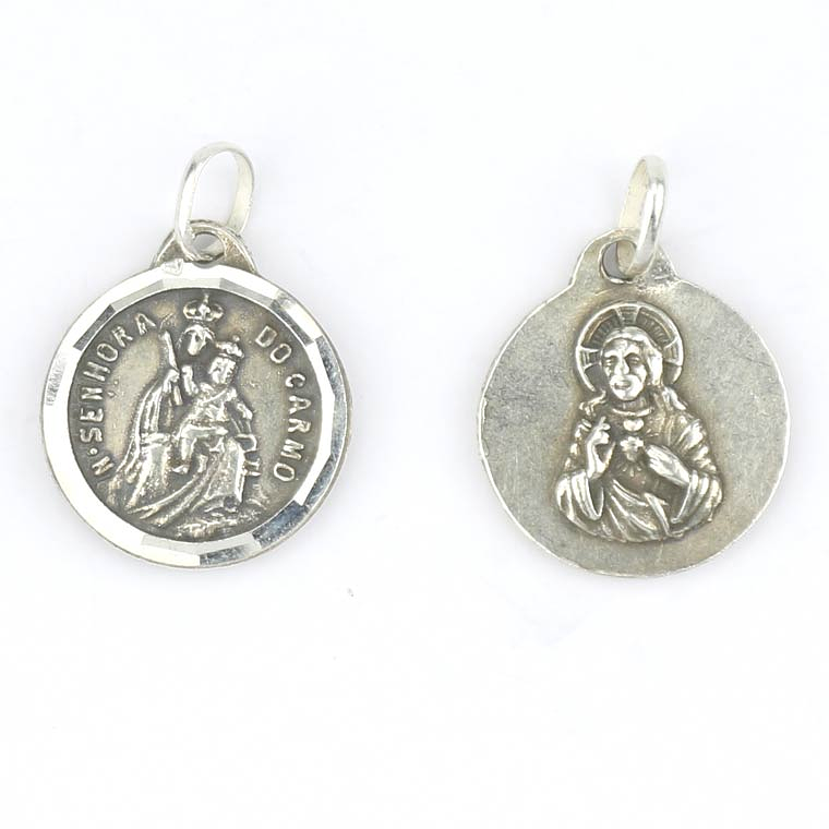Medal of Our Lady of Mount Carmel - 925 Sterling Silver 2