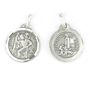 Saint Christopher Medal - 925 Sterling Silver