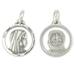Medal of Our Lady face - Sterling Silver 925