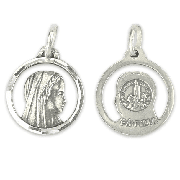 Medalha Nossa Senhora face - Prata 925 1