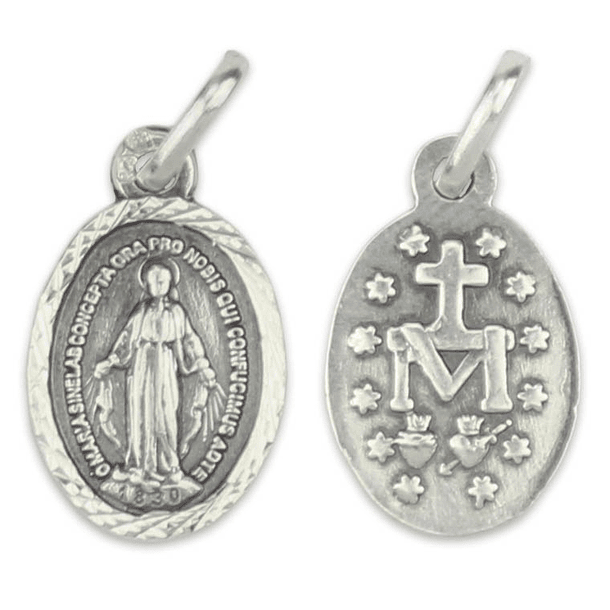 Medalha de Nossa Senhora Milagrosa - Prata 925 2