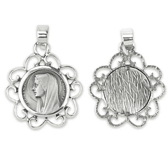 Medal of Our Lady of Fatima simple - Silver 925