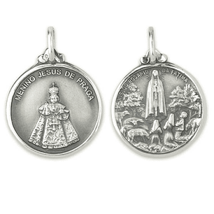 Medal of Infant Jesus of Prague - Silver 925