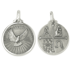 Medalla del Espíritu Santo - Plata 925