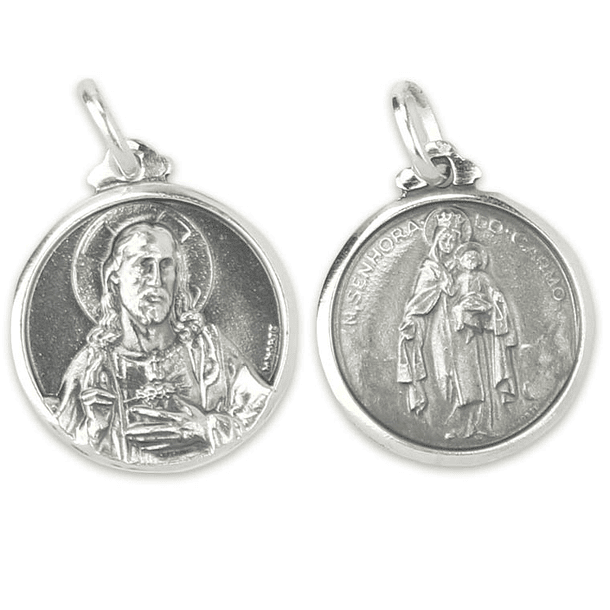 Médaille Notre-Dame du Mont Carmel - Argent 925 