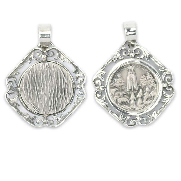 Apparition Medal of Fatima - Silver 925 1