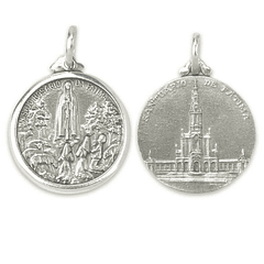 Medalla del Santuario de Fátima - Plata 925