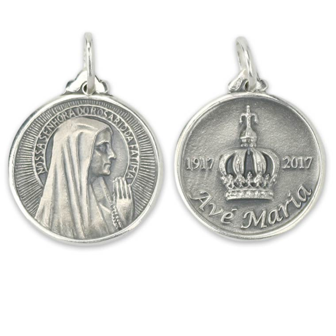 Medalha Avé Maria - Prata 925 1