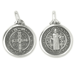 Medalha de Cruz de São Bento - Prata 925