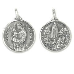 Medaglia di Sant'Antonio - Argento 925