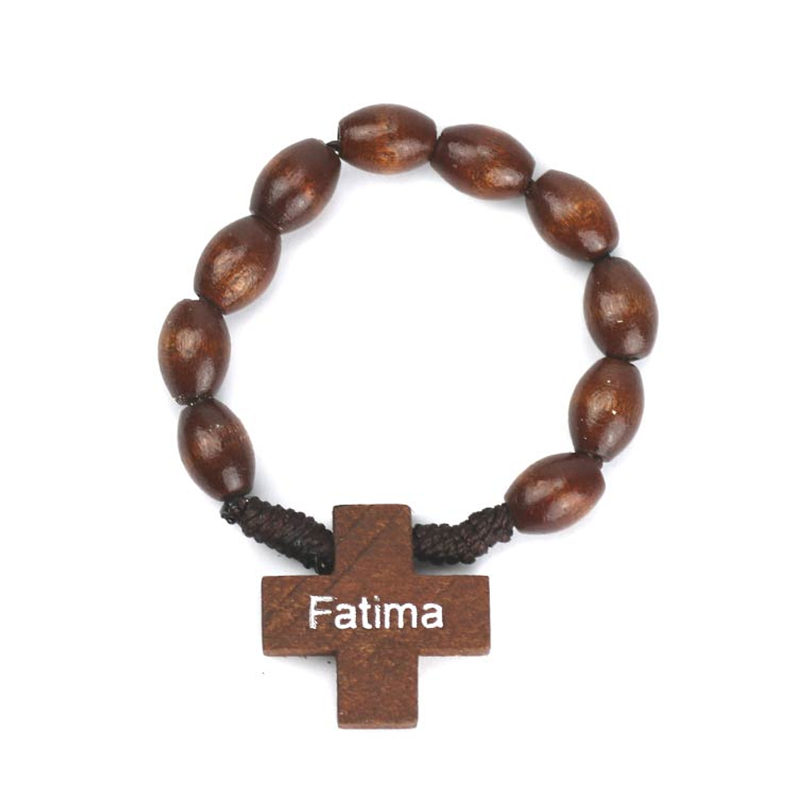 Wood decade rosary 1