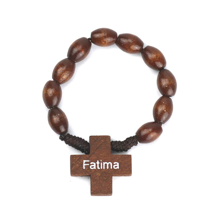 Wood decade rosary 1
