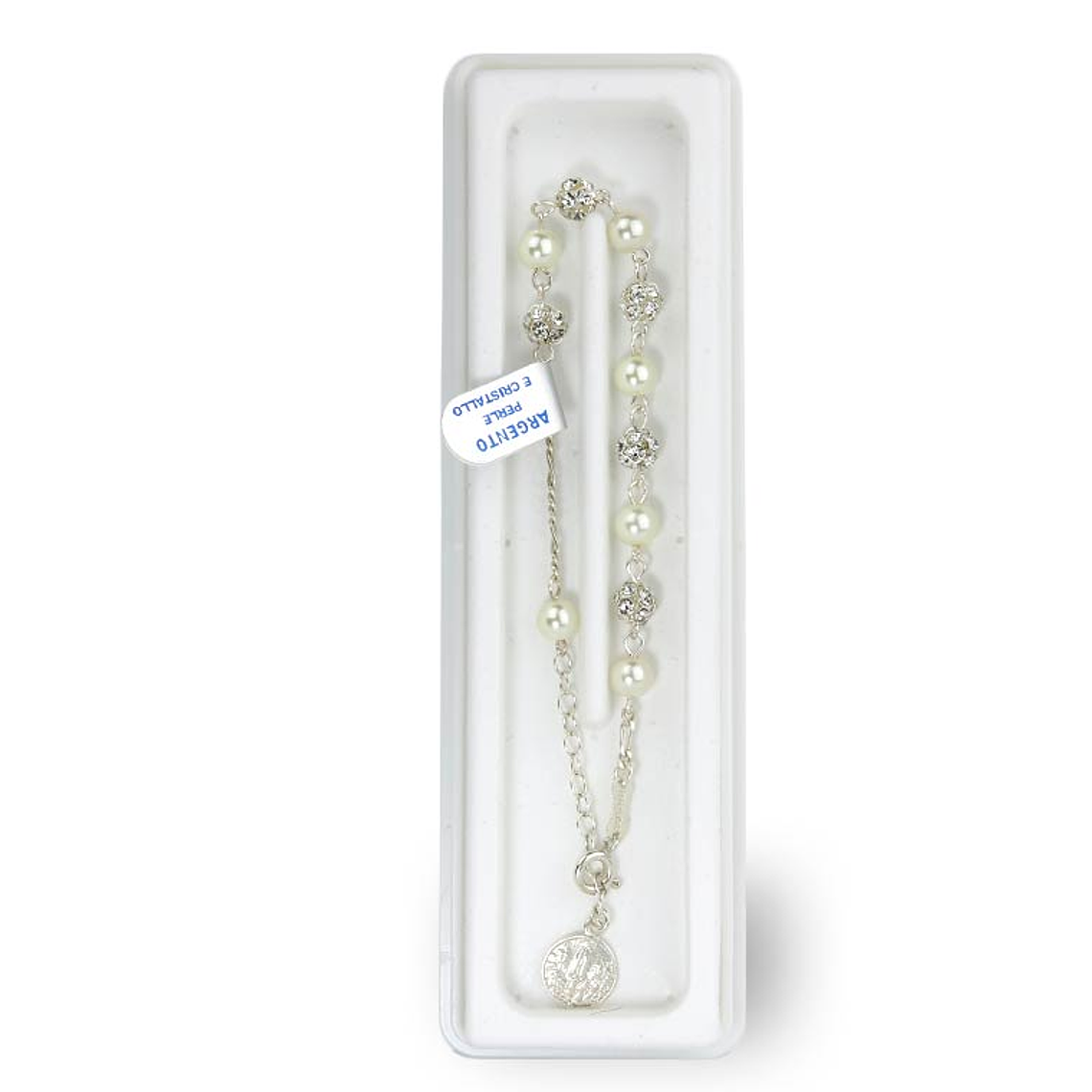 Braccialetto di perle cattoliche 1