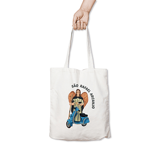 Saint Raphael bag with motorbike