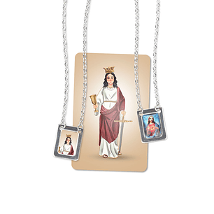 Saint Barbara Scapular