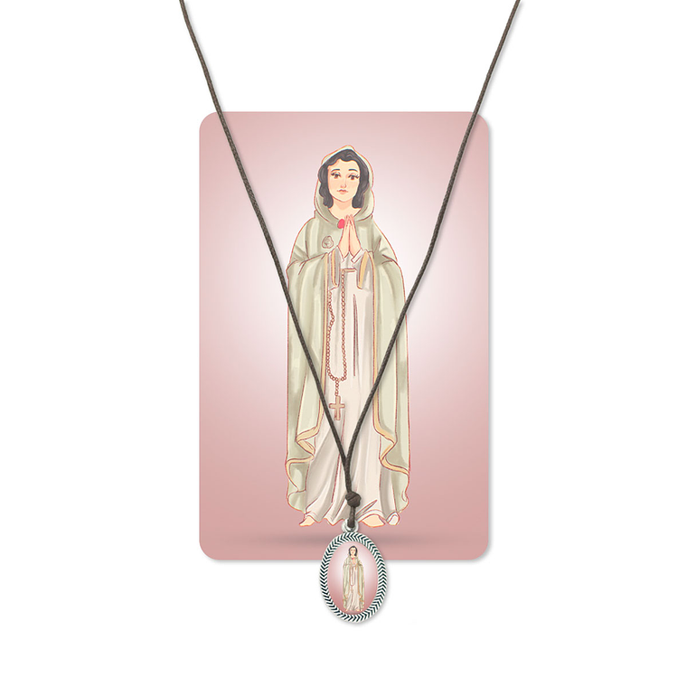 Collana con Rosa Mistica 1
