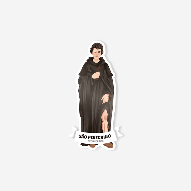 Saint Peregrine Catholic sticker 1