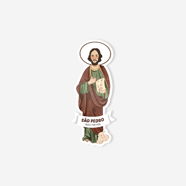 Saint Peter Catholic sticker 1