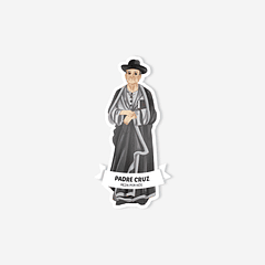 Father Cruz Catholic sticker