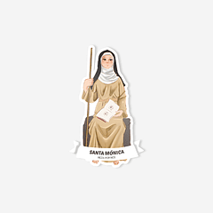 Saint Monica Catholic sticker