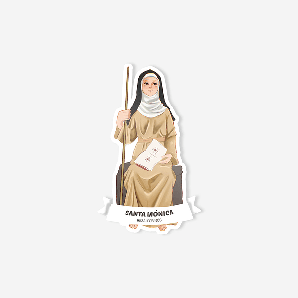 Saint Monica Catholic sticker 1