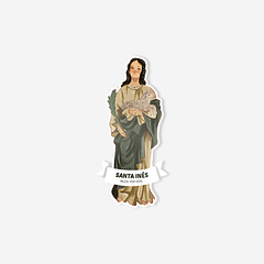 Saint Agnes Catholic sticker