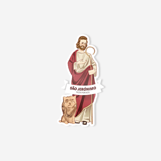 Saint Jerome Catholic sticker 1
