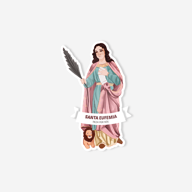Saint Euphemia Catholic sticker 1