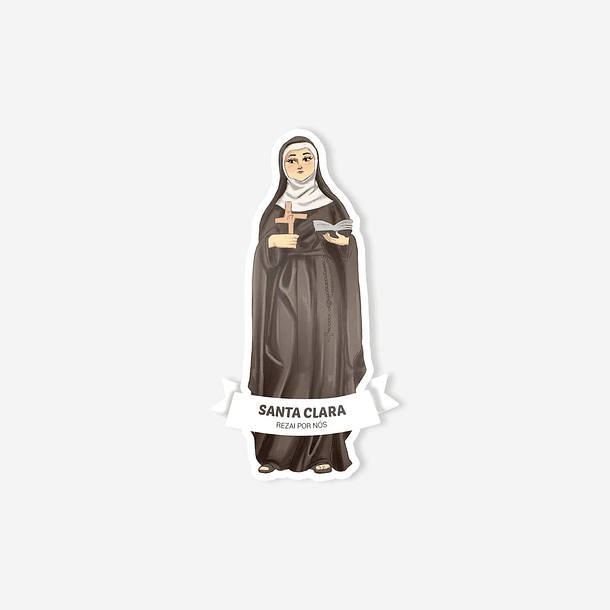 Saint Clare Sticker 1