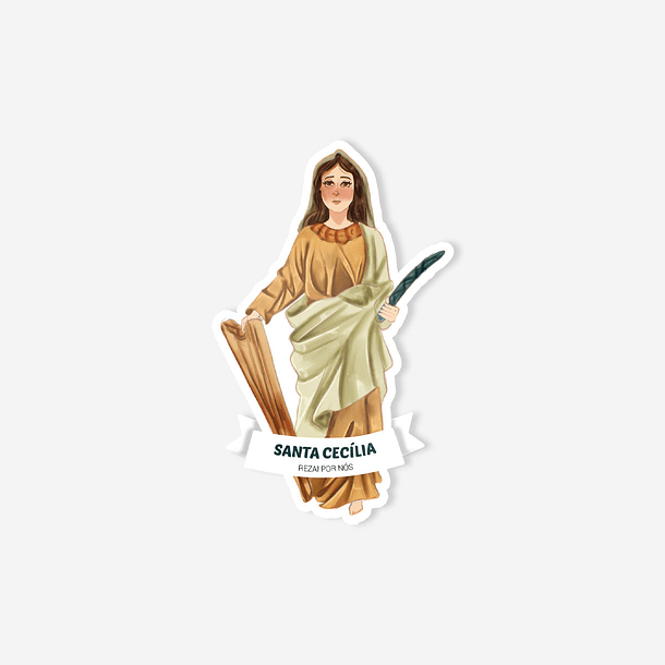 Saint Cecilia Sticker 1