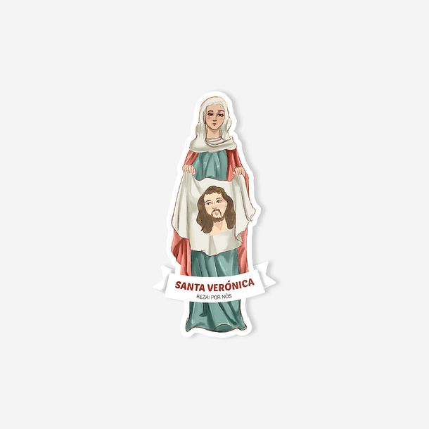 Saint Veronica Catholic sticker 1
