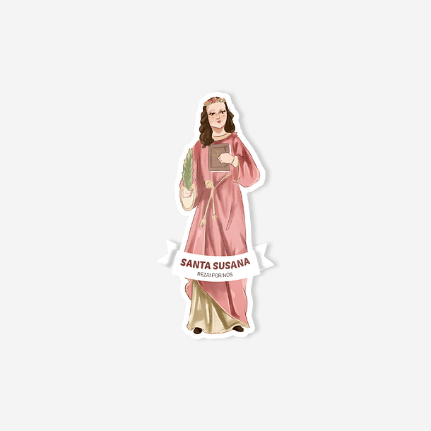 Saint Susanna Catholic sticker 1