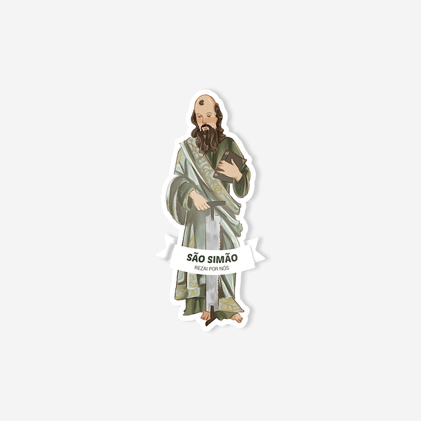 Saint Simon Catholic sticker 1