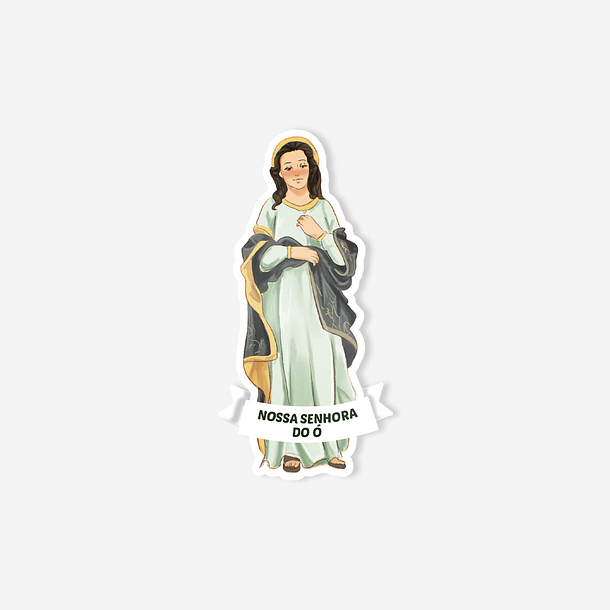 Catholic sticker of Our Lady of O 1