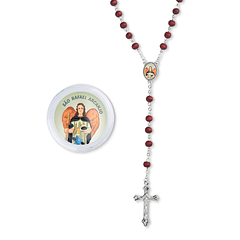 Rosary of Saint Raphael with motorcycle