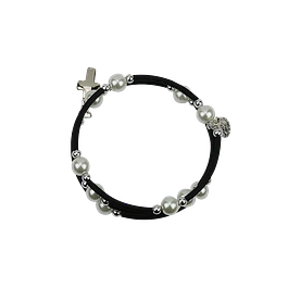 Triple bracelet with pearls