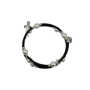 Triple bracelet with pearls