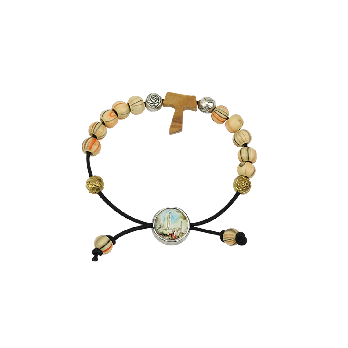 Wood Bracelet / Decade rosary Wood 1