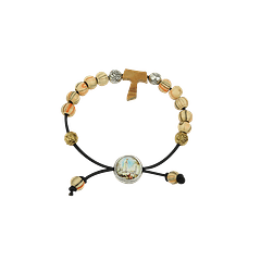 Wood Bracelet I Decade rosary Wood