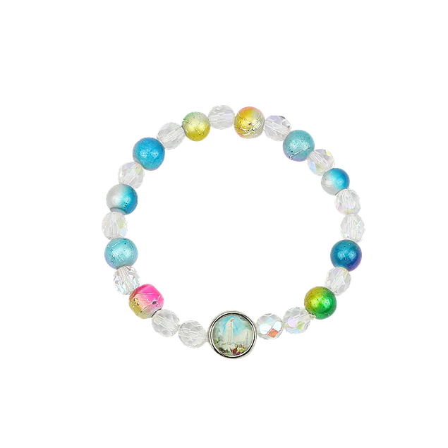 Colorful bracelet with Fatima