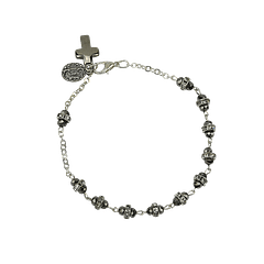 Crystal bracelet with cross