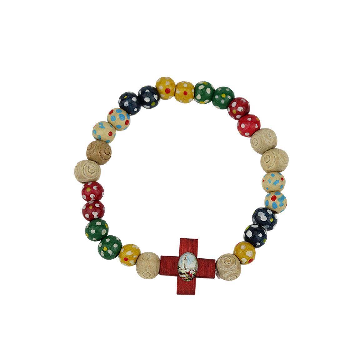 Wooden bracelet various colors 1