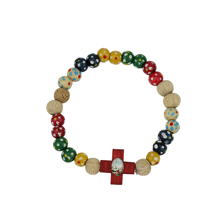 Wooden bracelet various colors 1