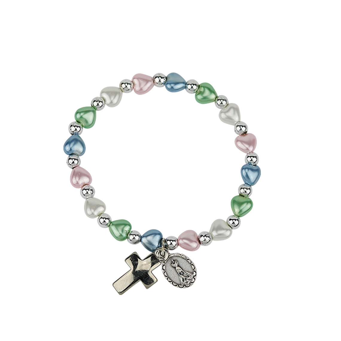 Pulseira com corações várias cores 1