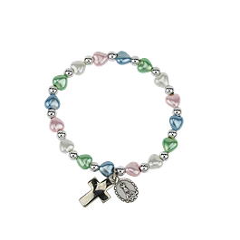 Bracelet with hearts several colors