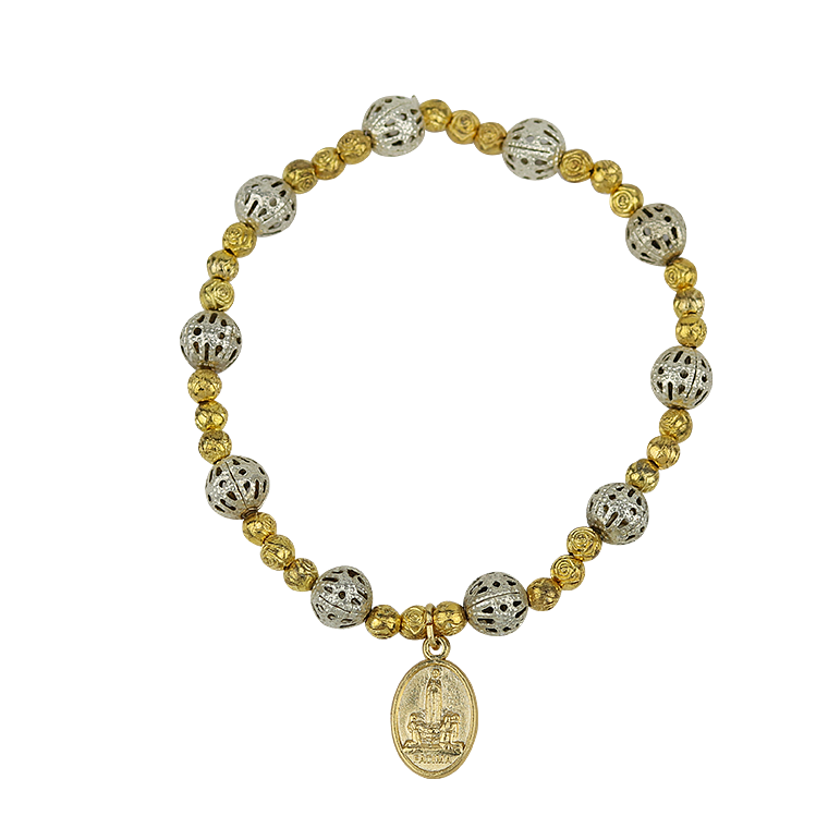 Gold and silver bracelet 1