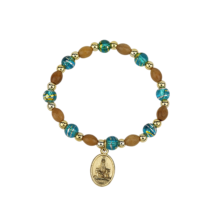 Bracciale dorato con Apparizione 1