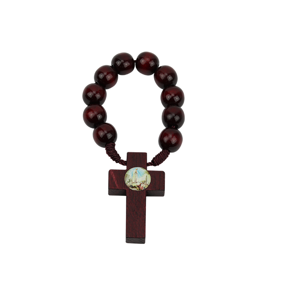 Olive wood decade rosary 1