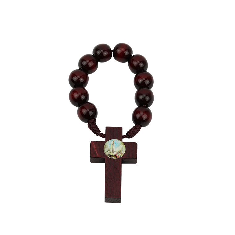 Olive wood decade rosary 1
