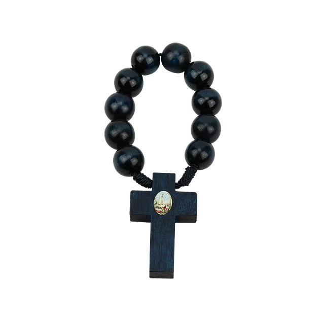 Olive wood decade rosary